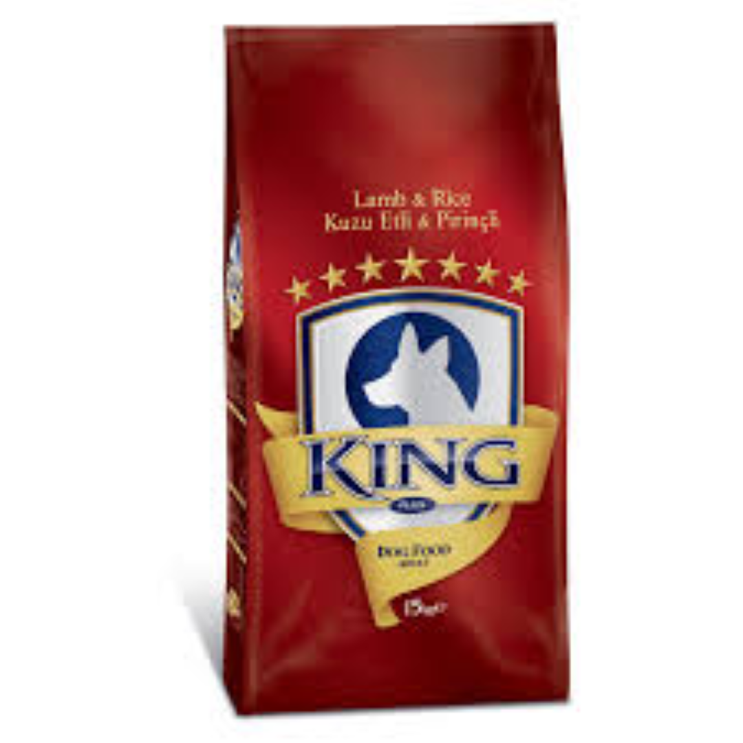 KING PLUS ADULT DOG FOOD LAMB & RICE 15KG